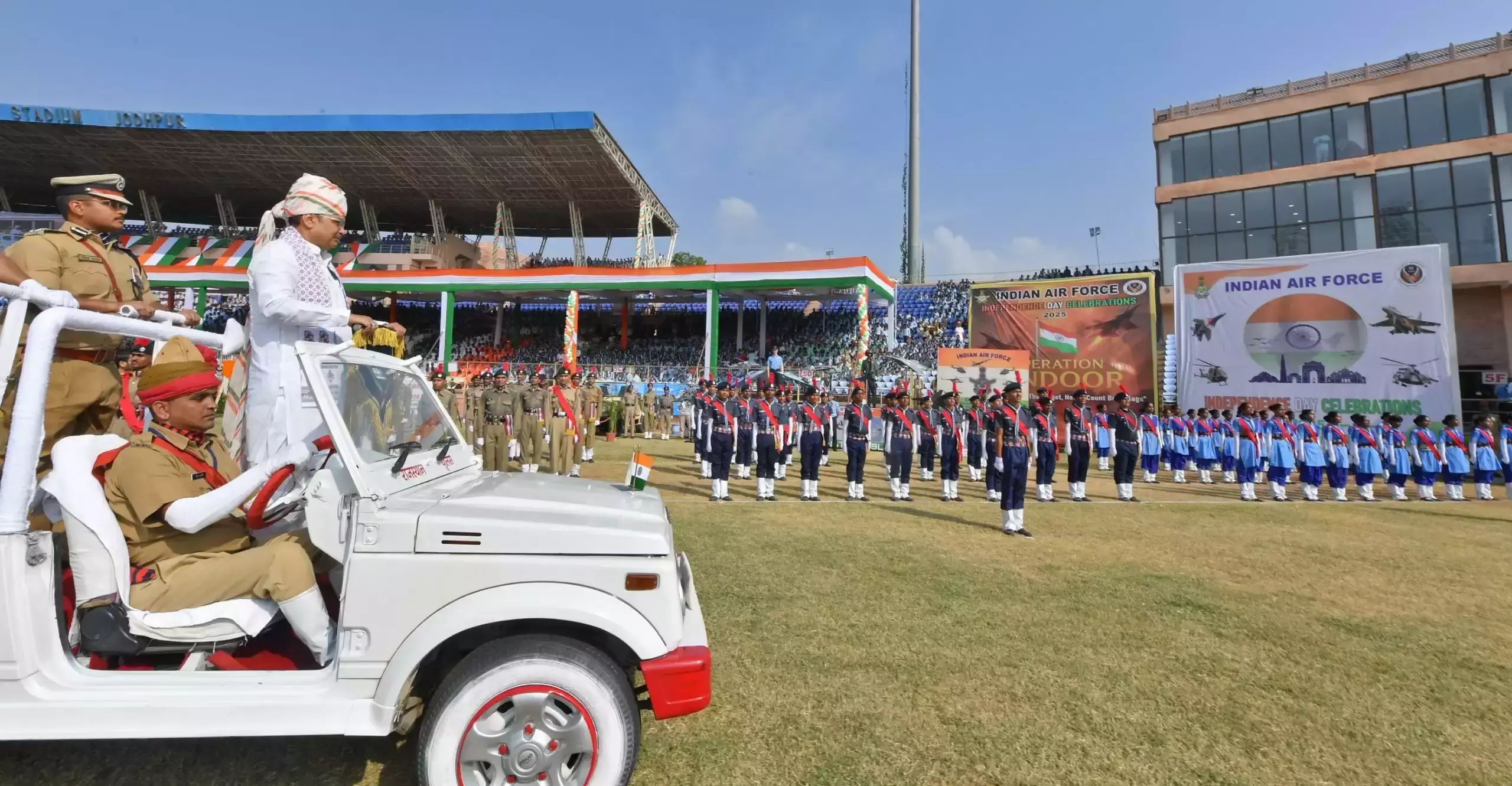 Jodhpur: 79वें स्वतंत्रता दिवस पर जोधपुर में भव्य कार्यक्रम सम्पन्न