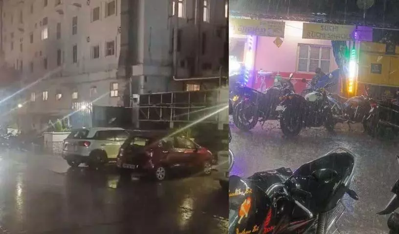Hyderabad और मेडचल-मलकजगिरी में 1 दिन की रात मध्यम से भारी बारिश हुई Hyderabad और मेडचल-मलकजगिरी में 1 दिन की रात मध्यम से भारी बारिश हुई