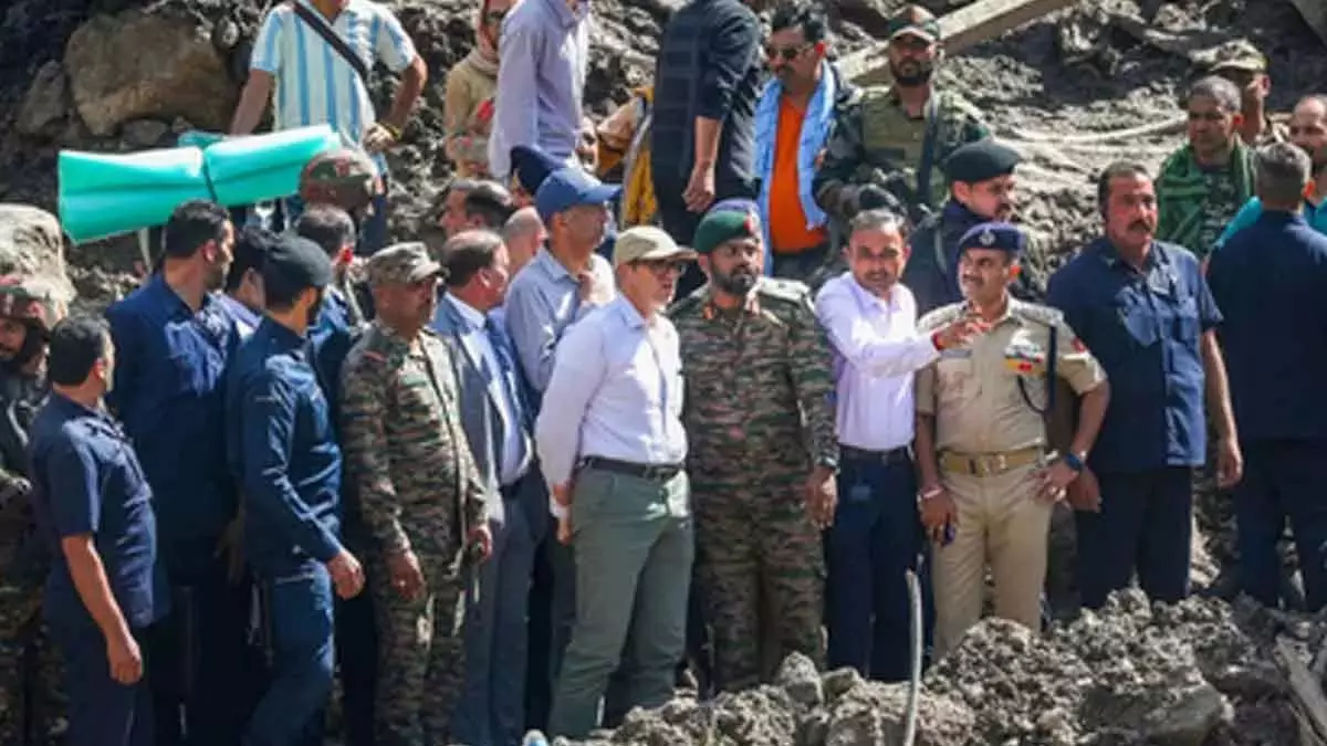 J&K के किश्तवाड़ में बचाव अभियान का तीसरा दिन; 60 लोगों की मौत, 100 से ज़्यादा घायल J&K के किश्तवाड़ में बचाव अभियान का तीसरा दिन; 60 लोगों की मौत, 100 से ज़्यादा घायल