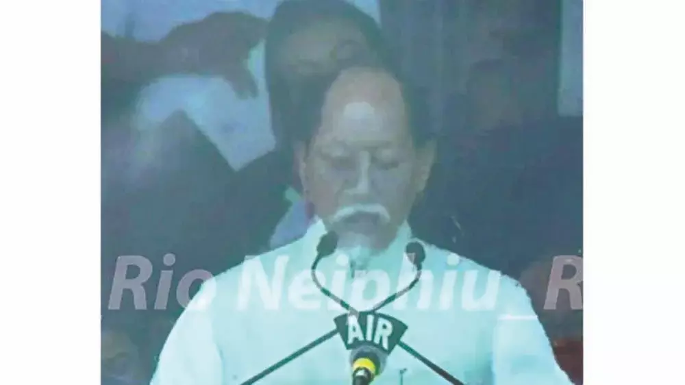 Nagaland : रियो ने 79वें स्वतंत्रता दिवस पर एकता, विकास और सम्मान का संकल्प लिया Nagaland : रियो ने 79वें स्वतंत्रता दिवस पर एकता, विकास और सम्मान का संकल्प लिया
