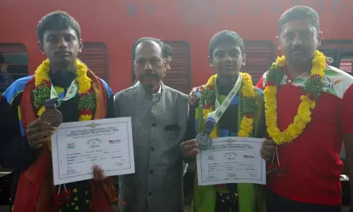 Sub-Junior Boxing चैंपियनशिप में रामचरण ने रजत और अभिनय ने कांस्य पदक जीता