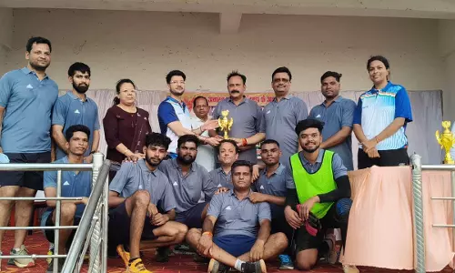 स्वतंत्रता दिवस के अवसर पर सद्भावना फुटबाल मैच का आयोजन
