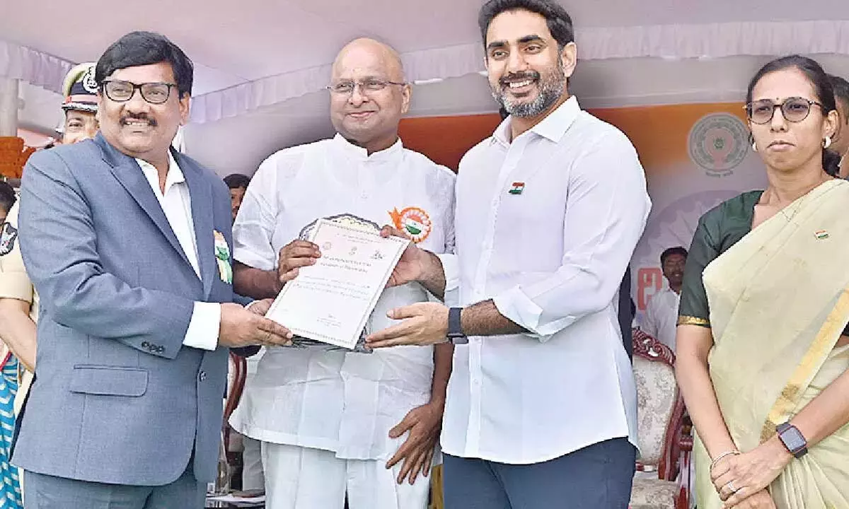 Andhra: GMC को सर्वश्रेष्ठ सेवा का पुरस्कार मिला