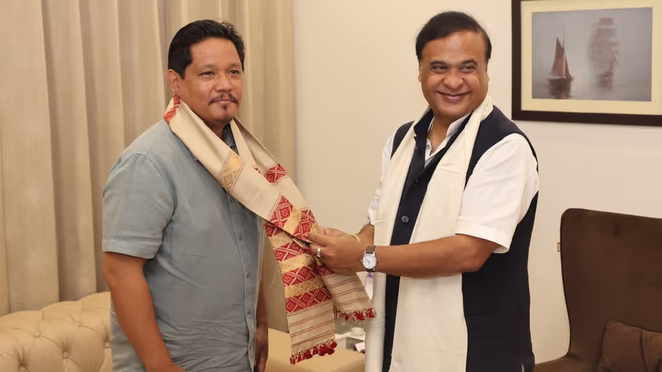 Assam -मेघालय के मुख्यमंत्रियों ने गुवाहाटी में प्रमुख मुद्दों पर चर्चा की Assam -मेघालय के मुख्यमंत्रियों ने गुवाहाटी में प्रमुख मुद्दों पर चर्चा की
