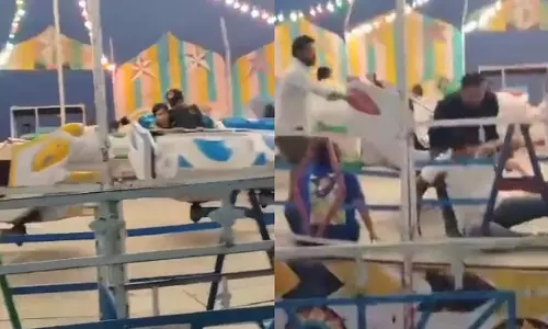 UP: जौनपुर में बदलापुर मेले में ब्रेक डांस राइड दुर्घटनाग्रस्त