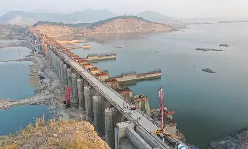 Andhra की पोलावरम परियोजना को फिर झटका, ऊपरी कोफ़रडैम में बड़ा भूस्खलन
