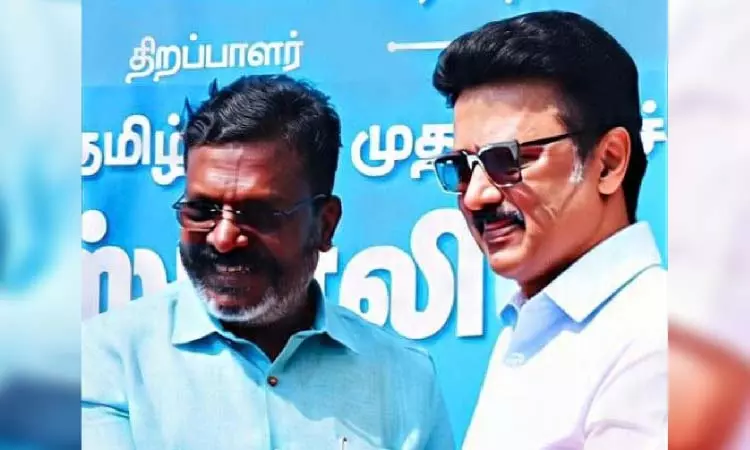 CM Stalin ने वीसीके प्रमुख थिरुमावलवन को जन्मदिन की शुभकामनाएं दीं CM Stalin ने वीसीके प्रमुख थिरुमावलवन को जन्मदिन की शुभकामनाएं दीं