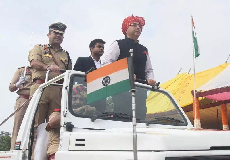 Ludhiana: स्वतंत्रता दिवस समारोह में उत्साह और मार्च पास्ट का प्रदर्शन Ludhiana: स्वतंत्रता दिवस समारोह में उत्साह और मार्च पास्ट का प्रदर्शन