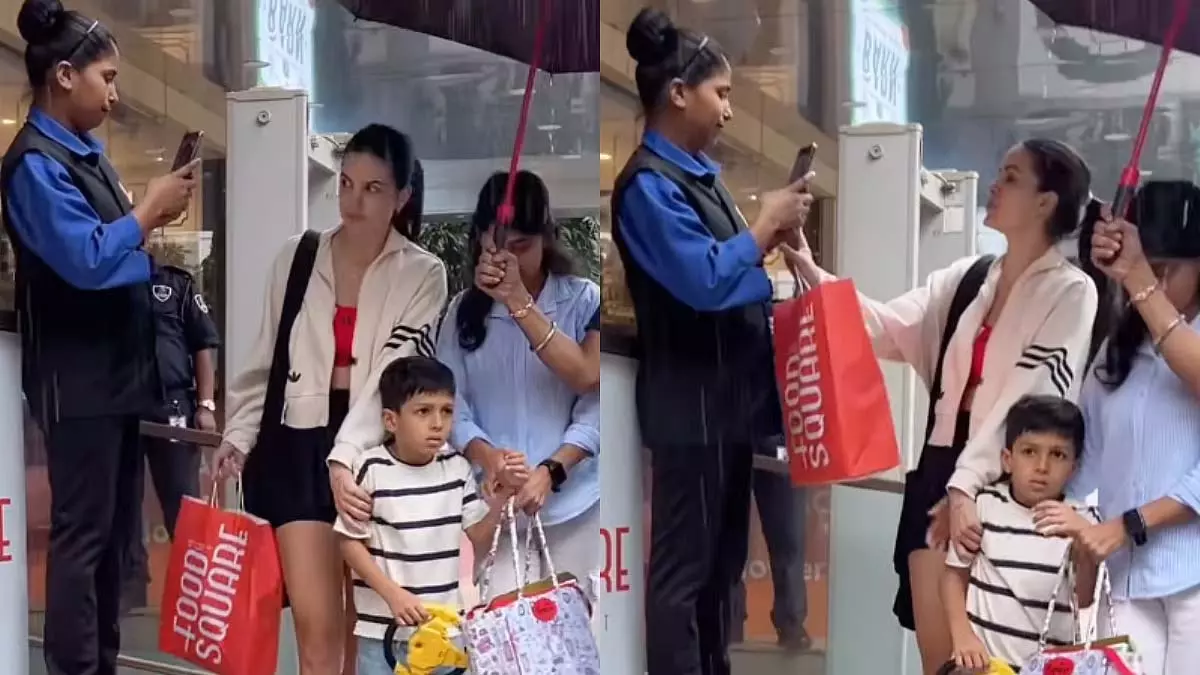 Natasa Stankovic : बेटे के साथ महिला को रिकॉर्डिंग करने से रोका Natasa Stankovic : बेटे के साथ महिला को रिकॉर्डिंग करने से रोका