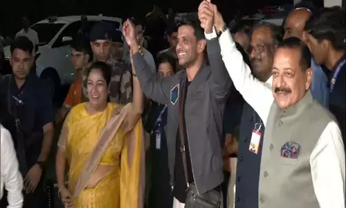 अंतरिक्ष यात्री शुभांशु शुक्ला Delhi पहुंचे