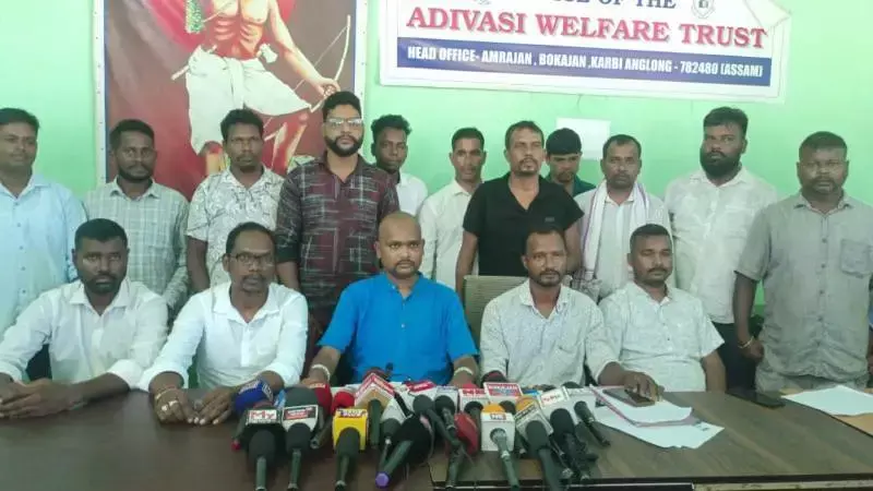 Assam आदिवासी छात्र संगठन ने कार्बी आंगलोंग में भूमि पट्टों का विरोध किया