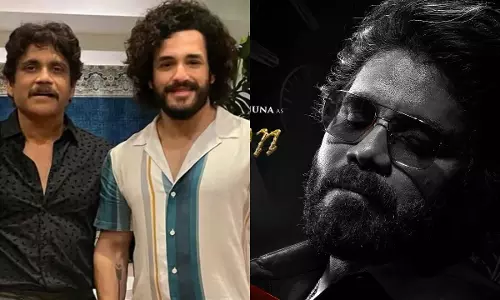 Akhil Akkineni ने पिता के साथ मनाया रजनीकांत स्टारर कुली की सफलता का जश्न