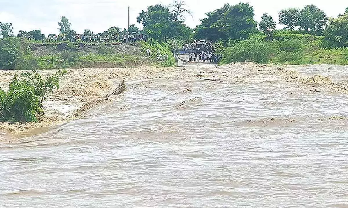 Telangana: आसिफाबाद में भारी बारिश से जनजीवन ठप्प