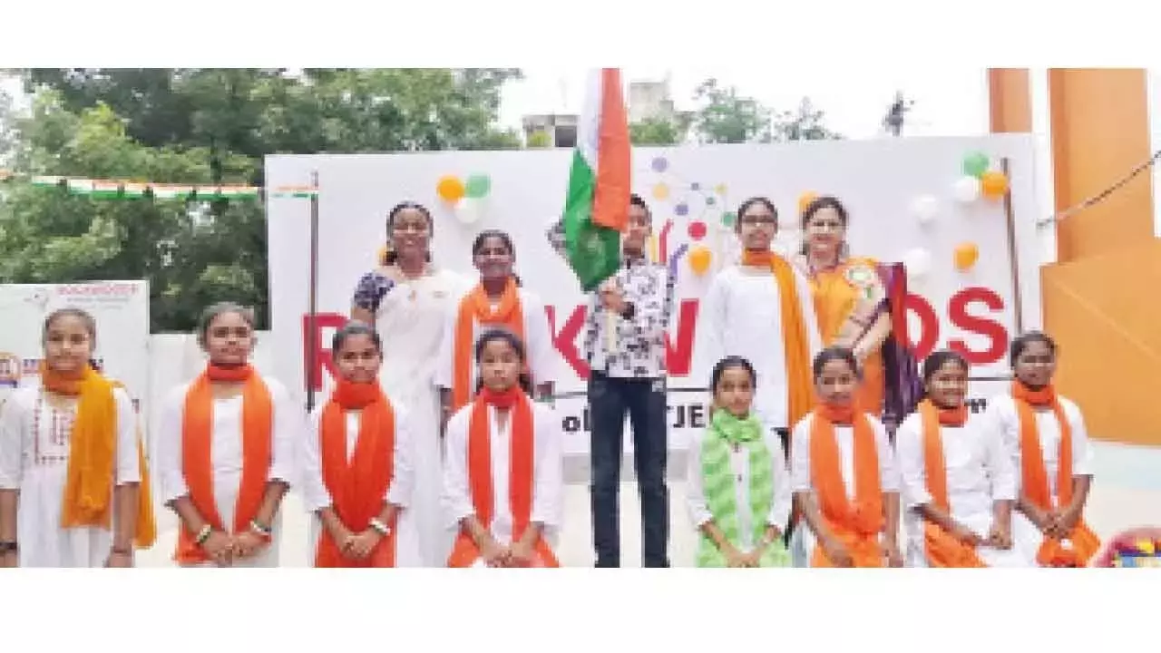 Telangana: रॉकवुड्स स्कूल ने देशभक्ति के उत्साह के साथ स्वतंत्रता दिवस मनाया