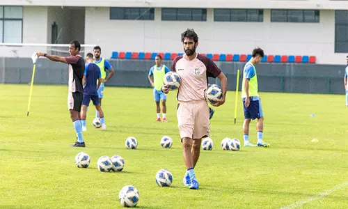 Khalid Jamil के मुख्य कोच बनने के बाद भारतीय पुरुष फुटबॉल टीम ने पहला प्रशिक्षण सत्र किया आयोजित