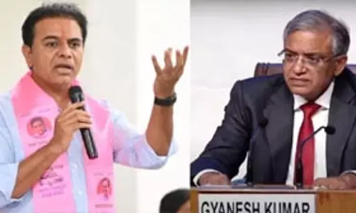 BRS के KT Rama Rao ने ECI पर किया हमला, कहा लोकतंत्र बचाने में नाकाम