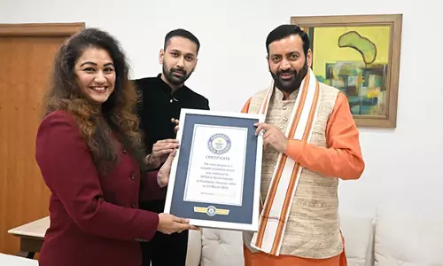 Hipsa ने हरियाणा के मुख्यमंत्री सैनी को कबड्डी में गिनीज रिकॉर्ड प्रमाणपत्र दिया