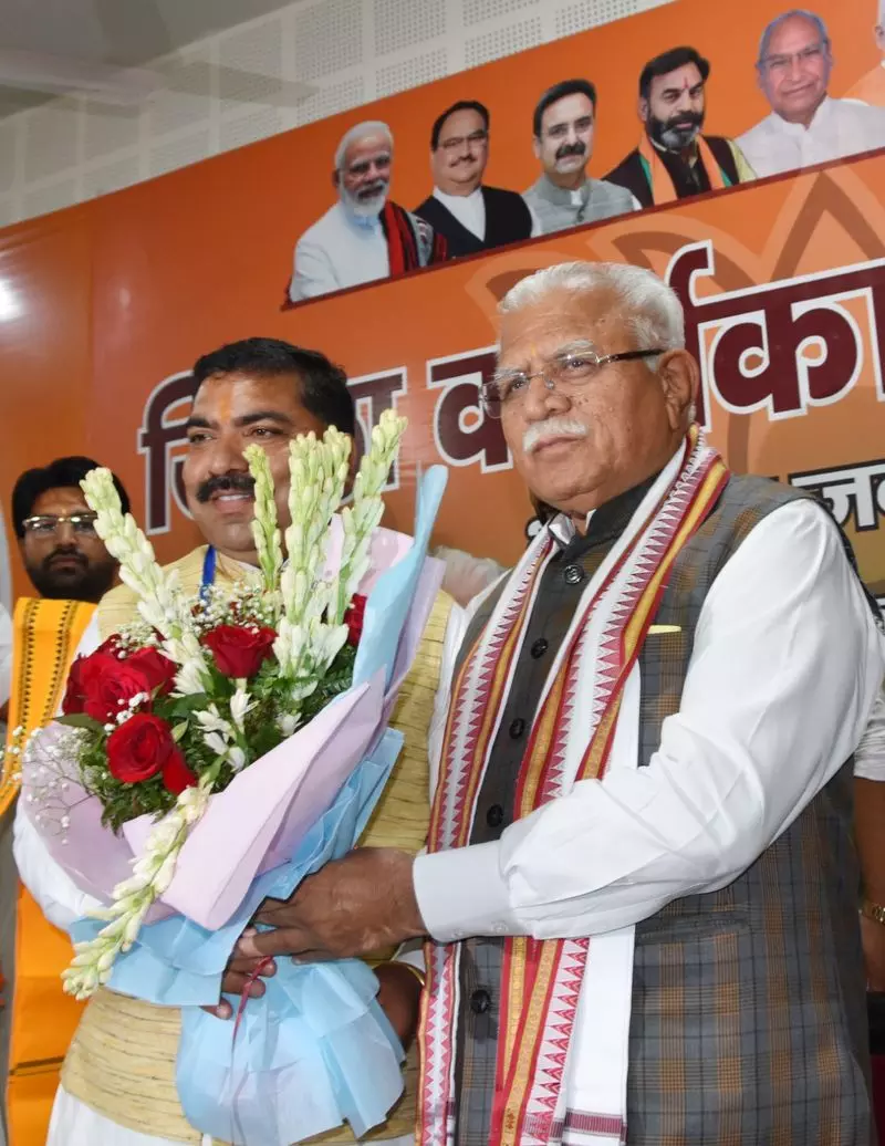 Haryana : खट्टर ने वोट चोरी के आरोप को लेकर कांग्रेस पर निशाना साधा Haryana : खट्टर ने वोट चोरी के आरोप को लेकर कांग्रेस पर निशाना साधा