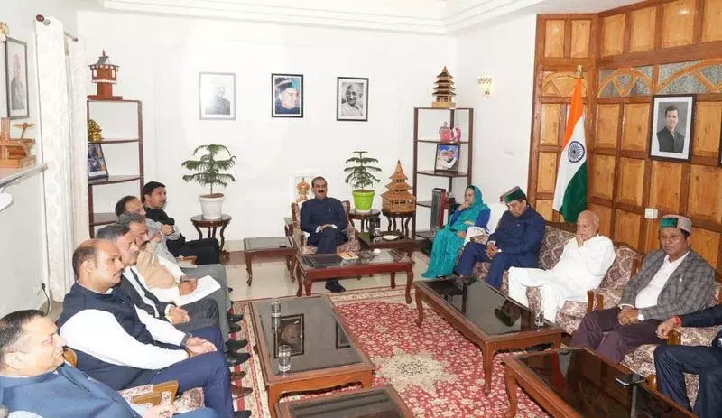 Himachal: मानसून सत्र शुरू होने से पहले कांग्रेस विधायक दल की बैठक हुई Himachal: मानसून सत्र शुरू होने से पहले कांग्रेस विधायक दल की बैठक हुई