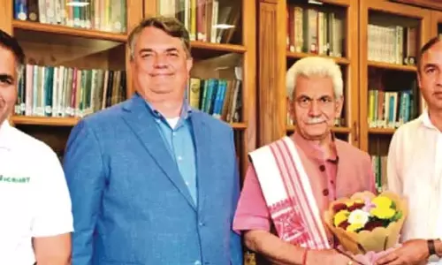 ICRISAT के विशेषज्ञों की टीम ने एलजी से मुलाकात की