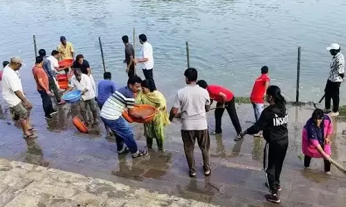 Mandsaur: विधायक के नेतृत्व में शिवना सफाई अभियान तेज
