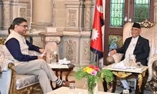 द्विपक्षीय संबंधों को बढ़ावा देने के लिए विक्रम मिस्री नेपाल पहुंचे द्विपक्षीय संबंधों को बढ़ावा देने के लिए विक्रम मिस्री नेपाल पहुंचे