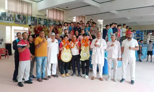 Haryana : एशियाई पदक विजेताओं का भिवानी बॉक्सिंग क्लब में भव्य स्वागत