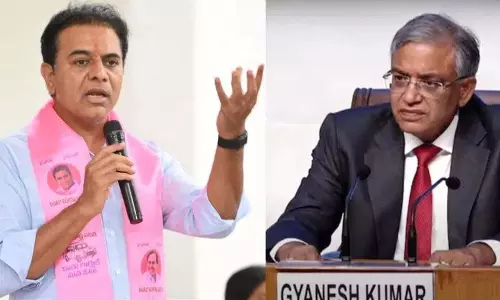 KTR ने चुनाव आयोग पर निशाना साधा, ECI में संशोधन की मांग की