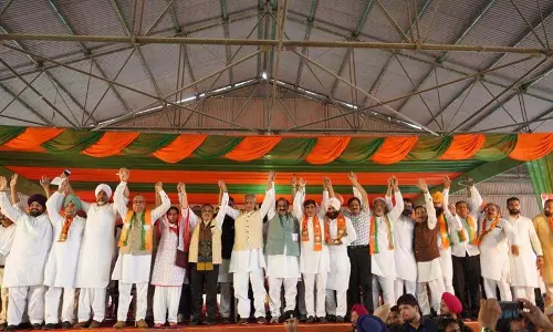 राजपुरा रैली में BJP ने किसानों को लुभाया, भूमि पूलिंग नीति वापस लेने का श्रेय लिया