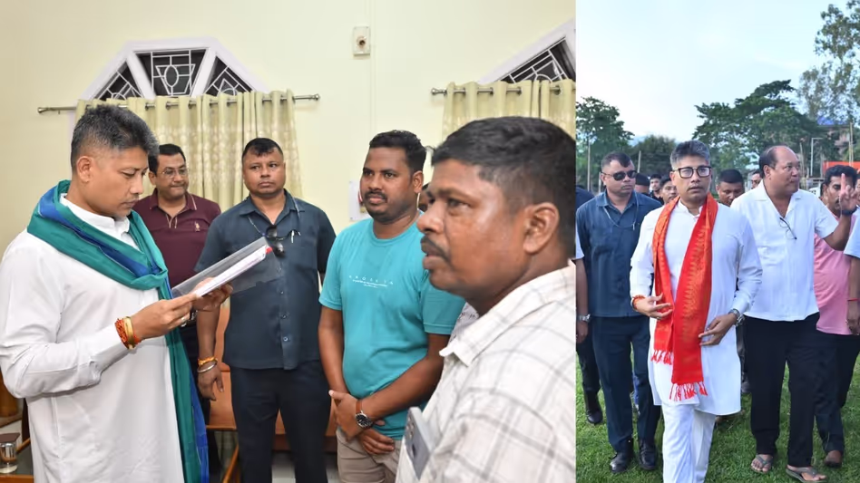 Assam : पीयूष हजारिका ने उदलगुरी में आदिवासी पूर्व उग्रवादी समूहों से मुलाकात की Assam : पीयूष हजारिका ने उदलगुरी में आदिवासी पूर्व उग्रवादी समूहों से मुलाकात की