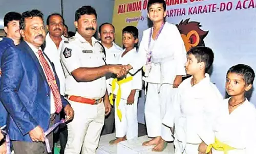 Ongole में राष्ट्रीय कराटे टूर्नामेंट शुरू