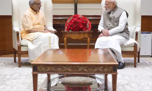PM मोदी ने दिल्ली में NDA के उपराष्ट्रपति पद के उम्मीदवार सीपी राधाकृष्णन से मुलाकात की PM मोदी ने दिल्ली में NDA के उपराष्ट्रपति पद के उम्मीदवार सीपी राधाकृष्णन से मुलाकात की