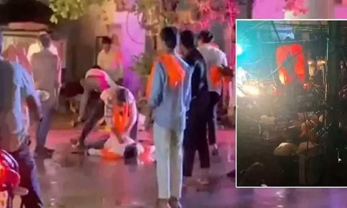 Telangana: रामनाथपुर में कृष्णाष्टमी समारोह के दौरान करंट लगने से छह लोगों की मौत Telangana: रामनाथपुर में कृष्णाष्टमी समारोह के दौरान करंट लगने से छह लोगों की मौत