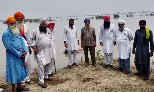 Amritsar: नदियों का जलस्तर घटा, लेकिन किसानों को राहत नहीं Amritsar: नदियों का जलस्तर घटा, लेकिन किसानों को राहत नहीं