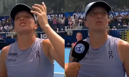 Cincinnati Open: इगा स्वियाटेक का बारिश को लेकर भ्रम हंसी में बदला