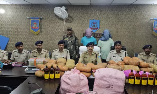 Bokaro: 155 किलो गांजा जब्त, दो गिरफ्तार