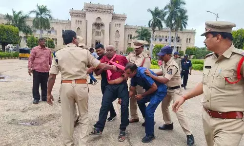 सीएम के उस्मानिया विश्वविद्यालय दौरे से पहले BRSV  कार्यकर्ता गिरफ्तार