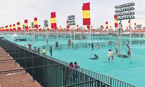 Koodakovil के पास टीवीके के दूसरे सम्मेलन के लिए 3,000 पुलिसकर्मी तैनात