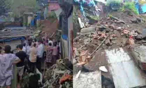 Mumbai में भारी बारिश! चेंबूर में रिटेनिंग वॉल गिरी