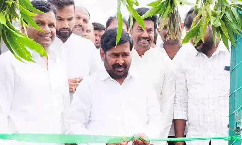 अंतर्राष्ट्रीय क्रिकेट अकादमी का उद्घाटन:  MLA Jagadish Reddy
