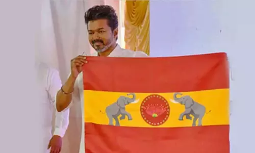 Madras HC ने विजय की पार्टी टीवीके को झंडे के इस्तेमाल पर रोक लगाने से किया इनकार Madras HC ने विजय की पार्टी टीवीके को झंडे के इस्तेमाल पर रोक लगाने से किया इनकार