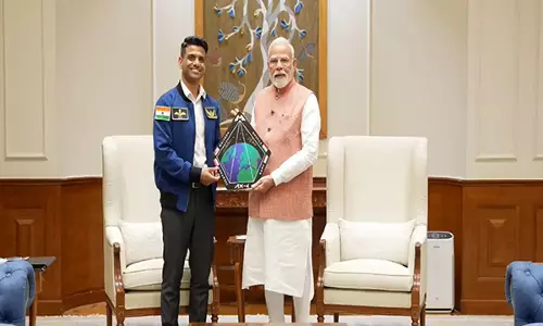 ग्रुप कैप्टन शुभांशु शुक्ला ने की PM मोदी से मुलाकात