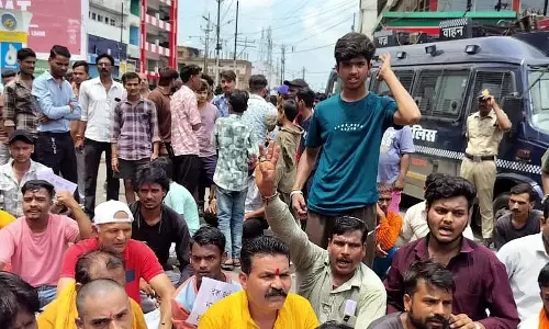 भोपाल में ऐशबाग क्षेत्र में बजरंग दल ने पकड़ा संदिग्ध जानवर का मांस
