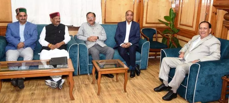 Himachal: स्पीकर ने सर्वदलीय बैठक की अध्यक्षता की Himachal: स्पीकर ने सर्वदलीय बैठक की अध्यक्षता की