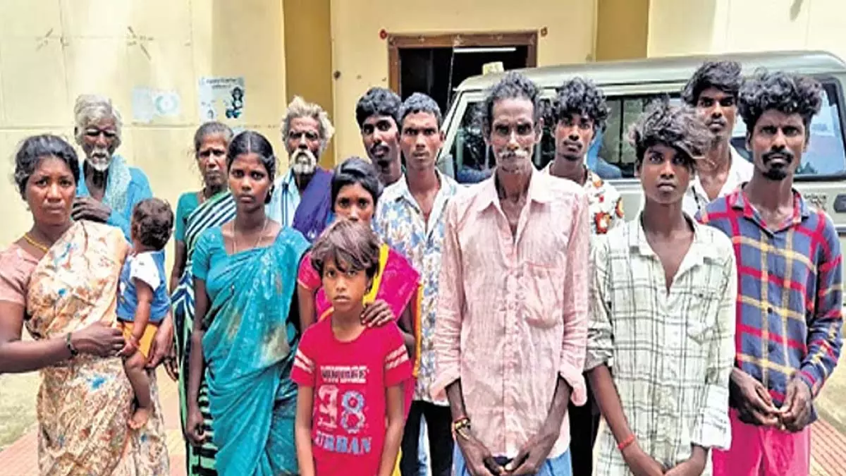 17 इरुलार बंधुआ मजदूरी से भागे, कुड्डालोर आरडीओ में शरण ली 17 इरुलार बंधुआ मजदूरी से भागे, कुड्डालोर आरडीओ में शरण ली