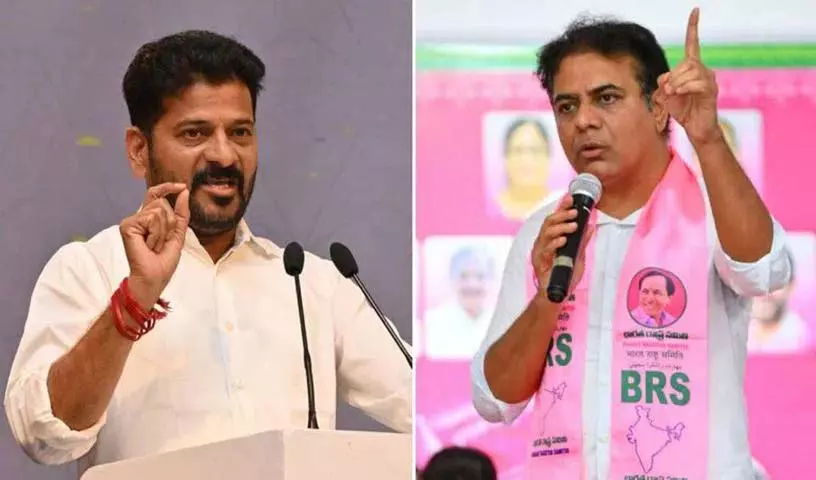 KTR का कांग्रेस पर पलटवार, महबूबनगर में असफल चेक डैम पर रेवंत रेड्डी से सवाल KTR का कांग्रेस पर पलटवार, महबूबनगर में असफल चेक डैम पर रेवंत रेड्डी से सवाल