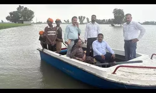 Sutlej river : बढ़ते जलस्तर से फिरोजपुर, फाजिल्का में बाढ़ संकट Sutlej river : बढ़ते जलस्तर से फिरोजपुर, फाजिल्का में बाढ़ संकट
