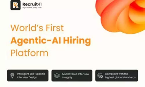 Recruit41 ने GenAI-संचालित प्लेटफ़ॉर्म से नियुक्ति प्रक्रिया को तेज और सटीक किया Recruit41 ने GenAI-संचालित प्लेटफ़ॉर्म से नियुक्ति प्रक्रिया को तेज और सटीक किया