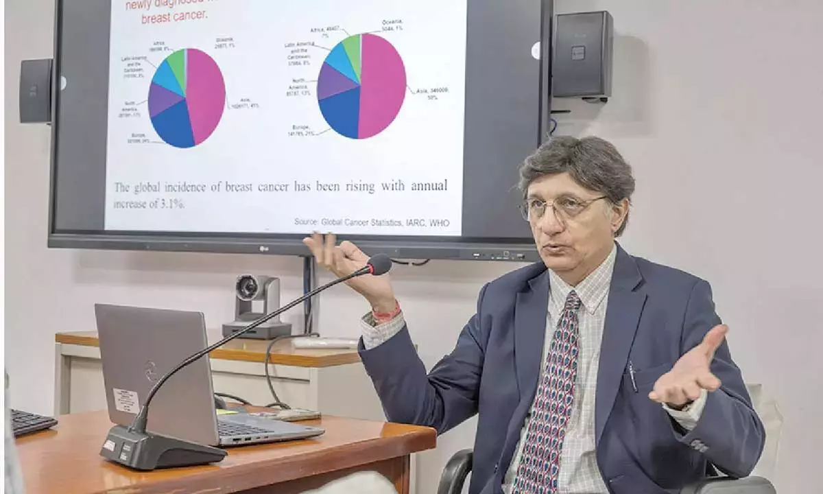Andhra: कैंसर देखभाल देशों पर महत्वपूर्ण आर्थिक बोझ डालती है