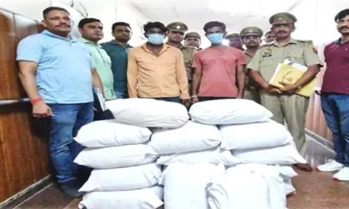 दो गांजा तस्कर गिरफ्तार, 40 लाख का माल बरामद, VIDEO